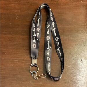 👑✨ Miss America Black Lanyard – For Keys That Know They're Royalty 🖤🔑